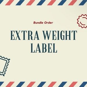 Bundle extra weight label